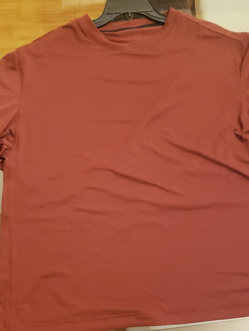 lululemon athletica Men's Short-Sleeve Crew Tee in Rust Wine Color